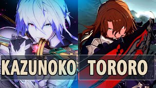 GBVSR: Kazunoko (Grimnir) Vs Tororo (Siegfried) | High Level Gameplay.