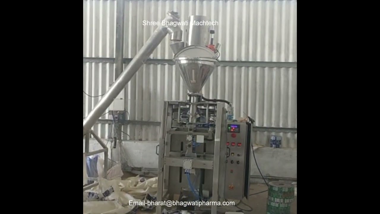 Vertical form fill seal machine, VFFS Auger powder filling machine for pouch 
