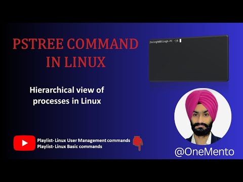 pstree command | Hierarchical view of processes in Linux