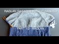 WATCH How To KNIT "RAGLAN PART" 4 Simple Raglan Sweater part 1/3 - (4Righties)