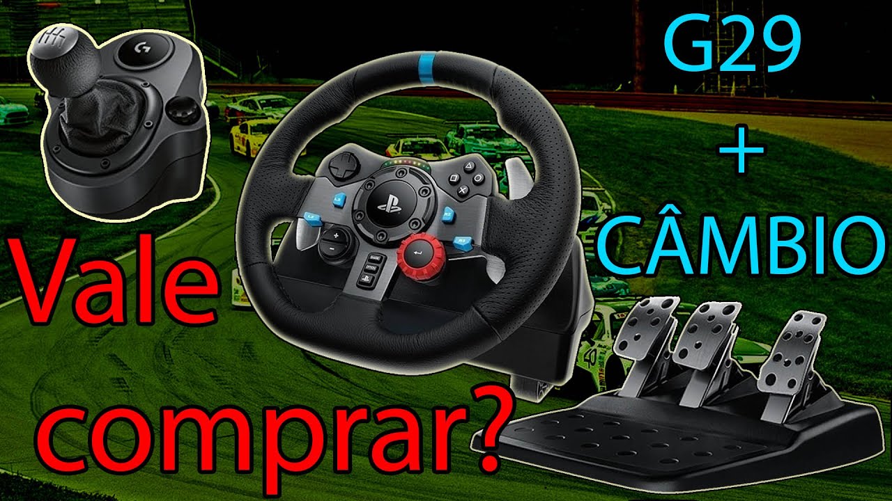 Cambio Logitech Driving Force Shifter, PS4, Xbox One e PC - Fujioka