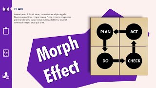 Create Simple Morph Transition Effect in PowerPoint. Tutorial No.: 979