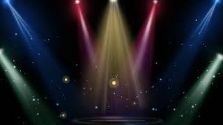 Stage spotlight colourful effects green screen video. Disco light green screen video effects.