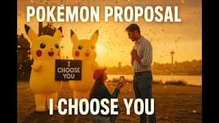 He Thought It Was a Pokémon Event… But It Was My Proposal 💍