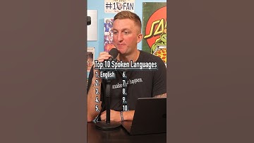 TOP 10 Most SPOKEN LANGUAGES In The WORLD! #shorts #language #english #speech #top10 #guessinggame