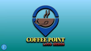 Coffee Point 3D Logo Design | How To Make Logo Design In Pixellab screenshot 5
