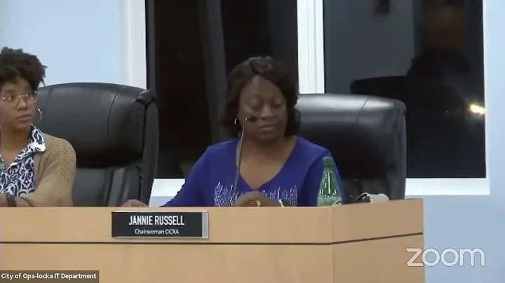 City of Opa-locka | Community Redevelopment Agency Board Meeting | July 25, 2023