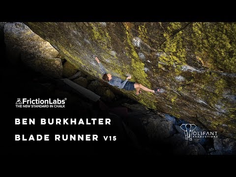 FrictionLabs Athlete Ben Burkhalter sends Blade Runner V15/8C! (3rd ascent).