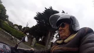 101-Year-Old Man Is Britain's Oldest Biker and Loves Riding His Scooter