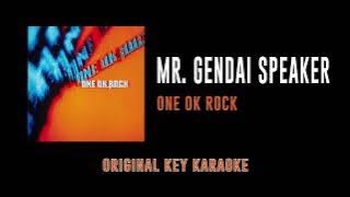 Mr. Gendai Speaker - ONE OK ROCK | カラオケ | Zankyou Reference | Karaoke Instrumental