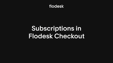 How to set up subscription payments in Flodesk Checkout (step-by-step tutorial)