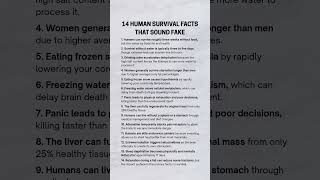 Survival Facts That Could Actually Save Your Life  #Survival #Science #TheBigAsk