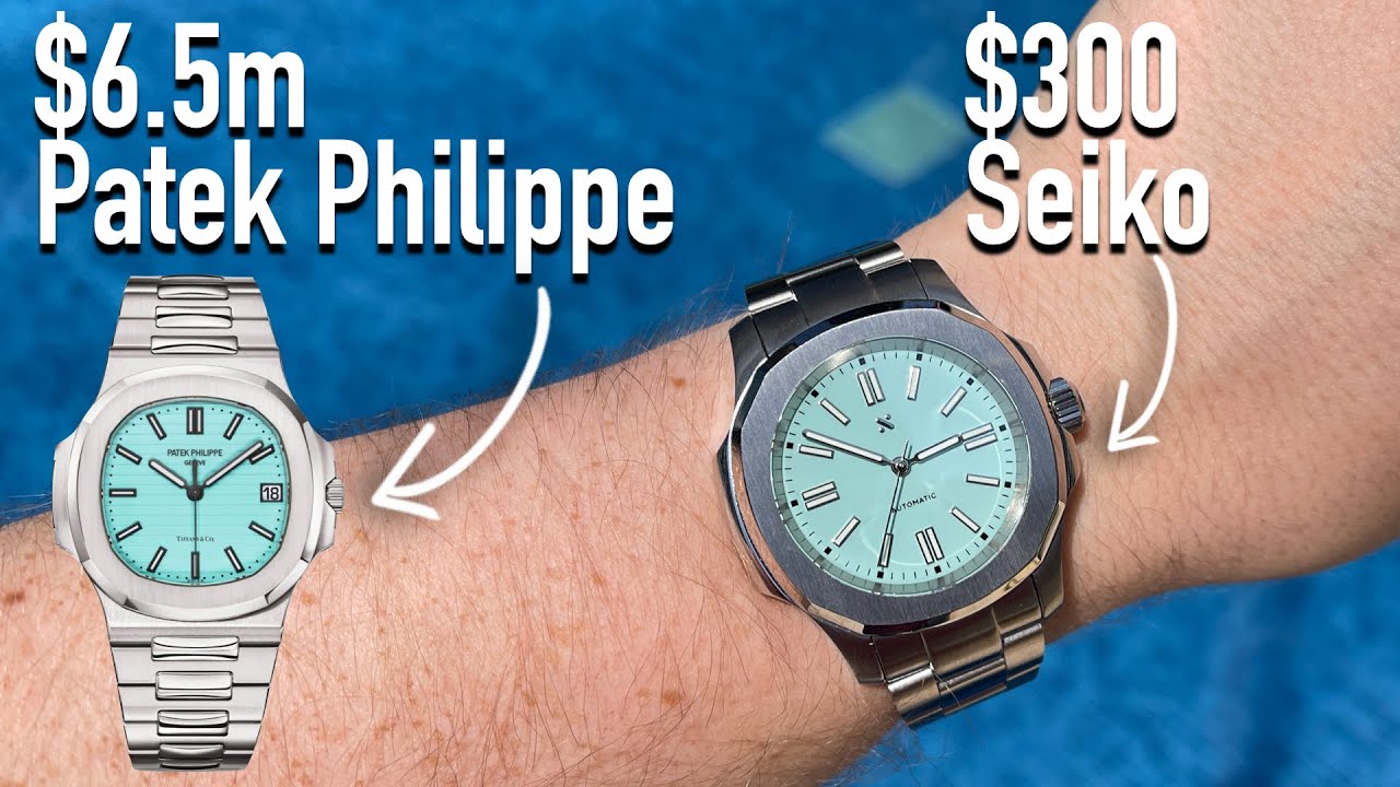  Patek Philippe Nautilus Tiffany too expensive? We built one from Seiko  parts! - YouTube