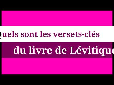 livre de levitique