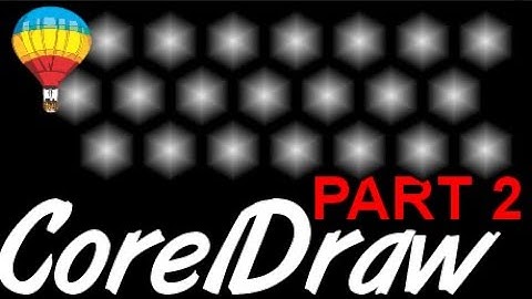 Corel Draw Tips & Tricks Even Spacing of a 6 sided Polygon Part 3D