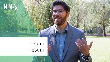 A Downside of Fake Copy in UI Prototypes (Page Laubheimer)