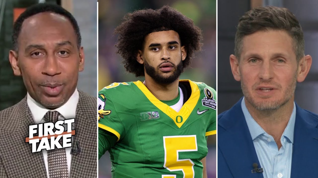 FIRST TAKE | Ryan Clark heated on Stephen A. Smith says Jets are atrocity to Dante Moore get drafted