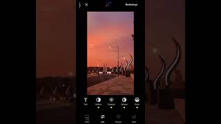 Tutorial Filter VSCO Aesthetic Sunset #shorts #tutorial #filter
