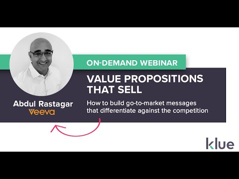 [On-Demand Webinar] Value Propositions that Sell with Abdul Rastagar