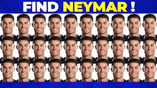 Guess The Player 🔎 Find Neymar ? ( Easy to Hard ) Quiz Ronaldo , Messi , Haaland , Mbappe ?