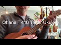 Ohana tk10 tenor ukulele demo at aloha city ukes