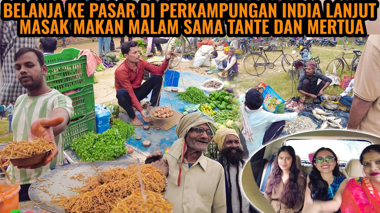 BEGINI PASAR DI PERKAMPUNGAN INDIA ‼️ SELESAI BELANJA LANGSUNG MASAK SAMA MERTUA DAN TANTE ‼️