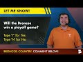 Broncos Playoff Path & Week 16 Rooting Guide + Broncos Country: We Have A Problem