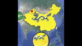 Map china 1790 -2026  #countryballs #china #map #2026