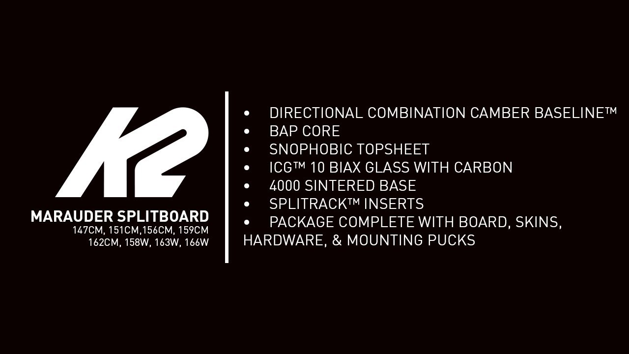 K2 Marauder Snowboard | 2020 K2 Snowboards