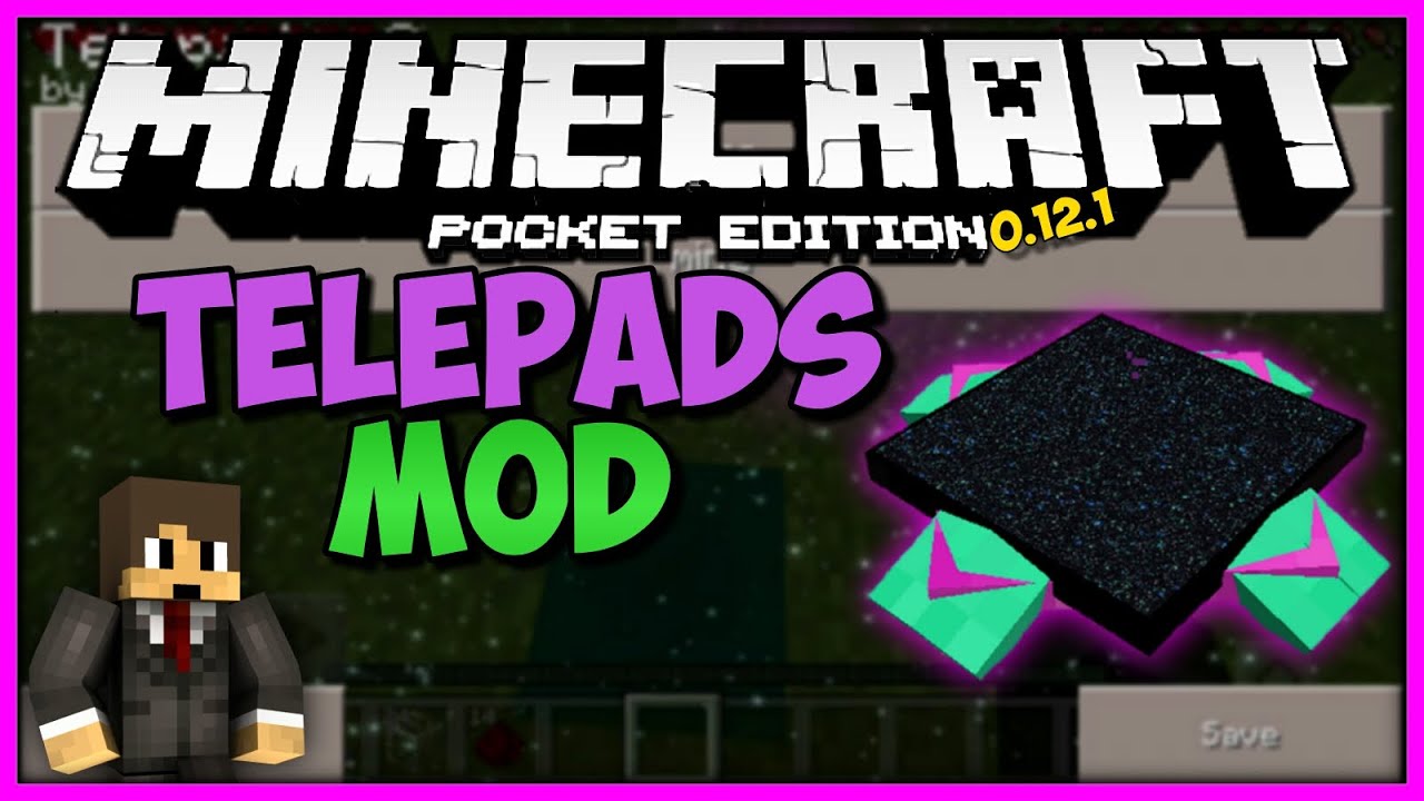 TELEPADS MOD | TELETRANSPORTADORES MOD | Mods Para Minecraft PE 0.12.1 ...