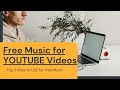 Best Copyright Free Music For YouTube Videos 2021| Top 3 Royalty-Free Music Sites