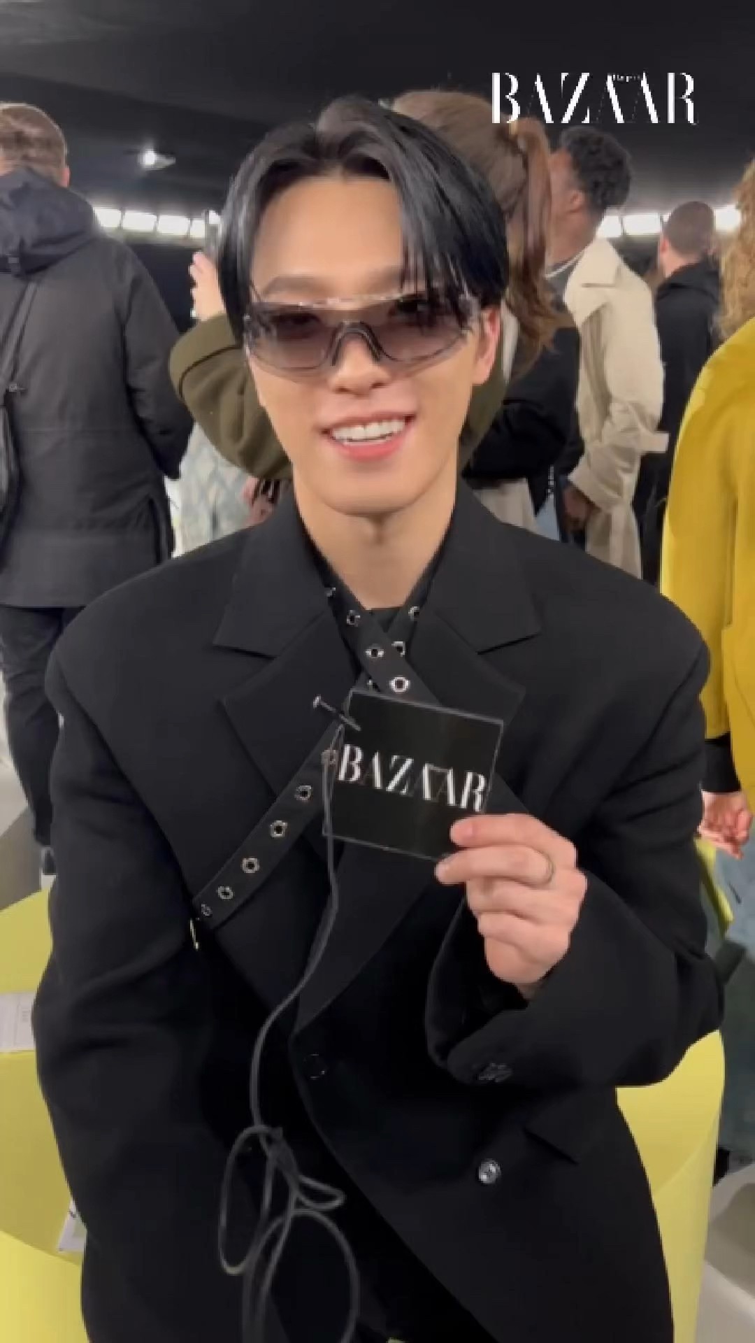 SEVENTEEN #ディノ をオフホワイト 2024−25年秋冬コレクション会場で