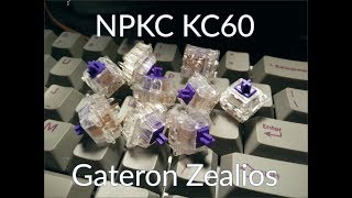 Npkc Kc60 With Zealio 65G Switches Typing Sample