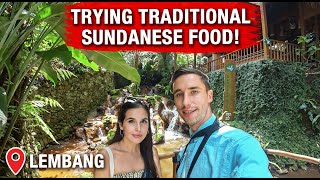 Foreigners Tasting Sundanese Food in the Jungle 🇮🇩 | Lembang, Bandung, Indonesia Vlog 2021
