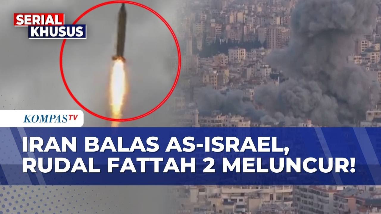 Detik-Detik Iran Luncurkan Rudal Hipersonik Fattah 2, Balas Serangan AS-Israel | KOMPAS SIANG