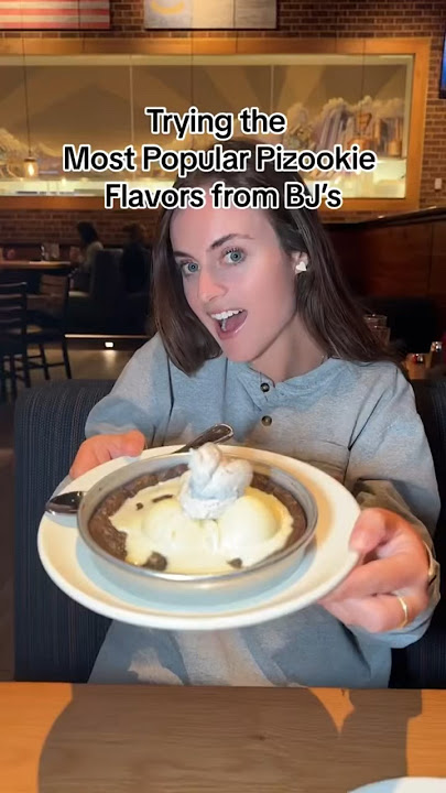Trying the most popular Pizookie flavors from BJ’s #pizookie #bjsbrewhouse #cookie #dessert #yum