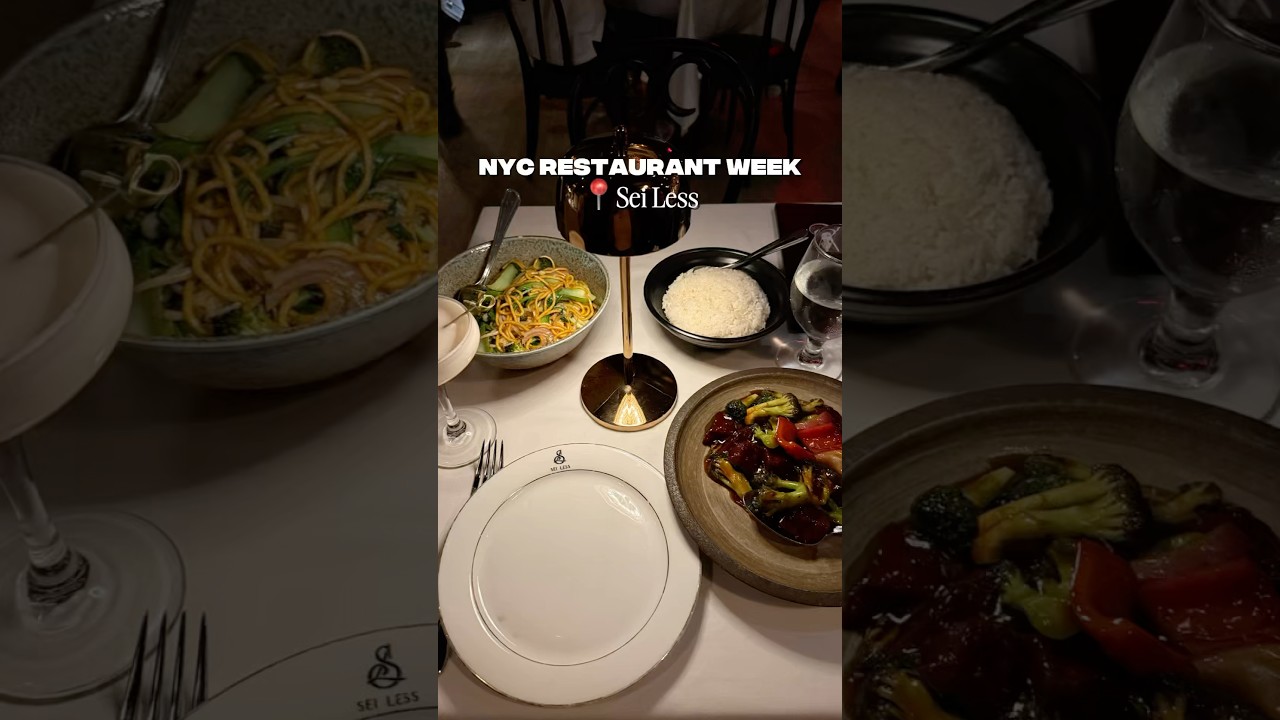 NYC Restaurant Week at Sei Less 🍜 