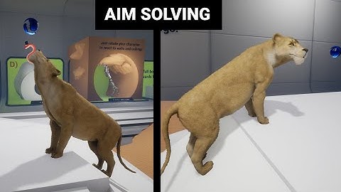 UE4 DragonIK Aim/Look solving tutorial - Quadruped