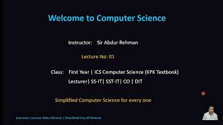 ICS Computer Science Part 1 - 2025-2026 Course Outline - 11th Class - CS syllabus | #shorts