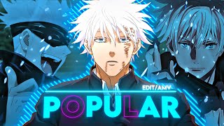 Gojo Satoru Popular - The Weeknd Editamv 