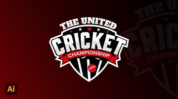 Sport Team Shield Logo Design In Adobe Illustrator cc 2021 | Tutorial