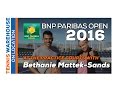 At Practice with Bethanie Mattek-Sands (2016 BNP Paribas Open)