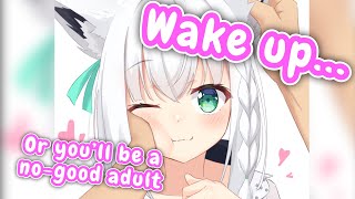 Loli Fubuki Comes and Wakes You Up【Hololive | Shirakami Fubuki】