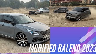 BALENO 2023 Fully Modified🔥18Inch Alloy Nardo Grey Wrap😲-Mirza Vlogsss🚀