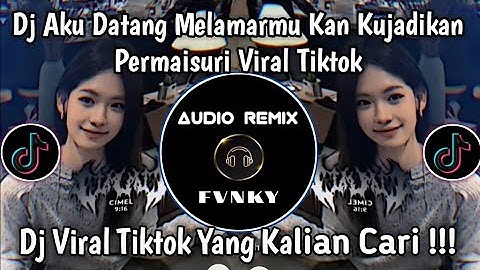 DJ AKU DATANG MELAMARMU VIRAL TIKTOK || DJ RINDUNYA HATIKU SOUND VIRAL TIKTOK TERBARU 2025