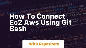 how to connect ec2 aws using git bash