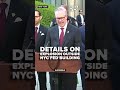Suspect in custody after explosive incident outside New York federal building
