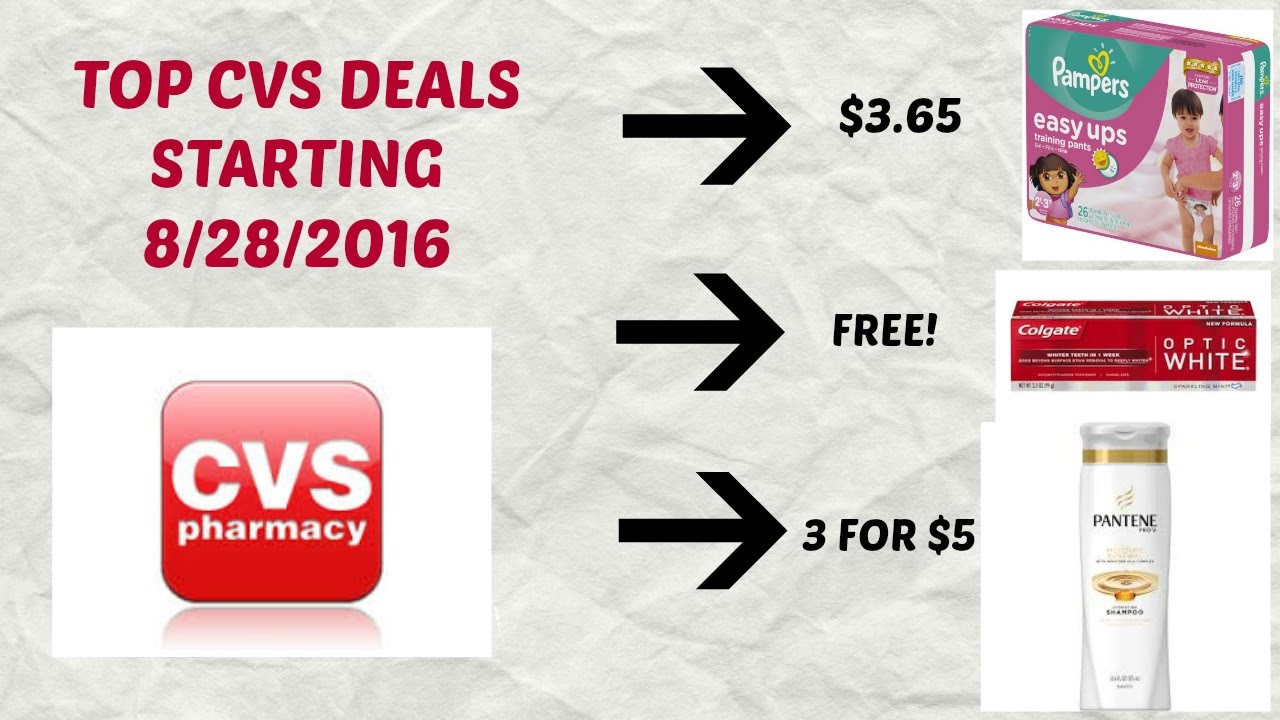 Top CVS Deals Starting 8/28/2016