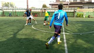 OVER30個人参加フットサル ゲーム大会 3位決定戦 黄 vs 青 20190407