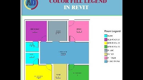 COLOR FILL LEGEND & AREA SCHEDULE IN REVIT